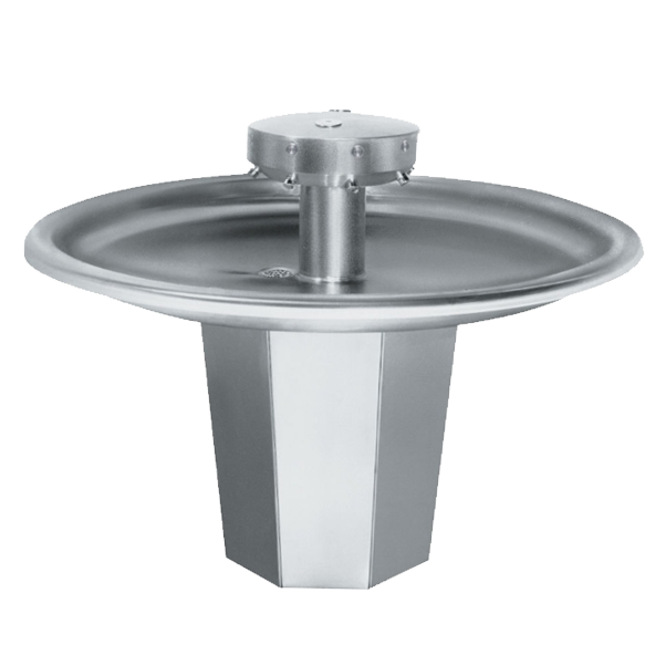 Bradley - 54″ Circular Sentry Washfountain Floor Mounted