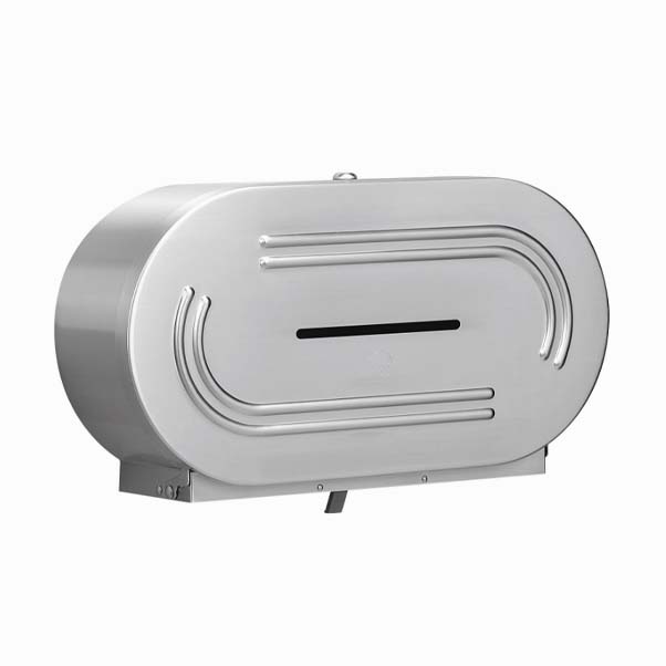 Bradley - Jumbo Dual Roll Toilet Paper Dispenser