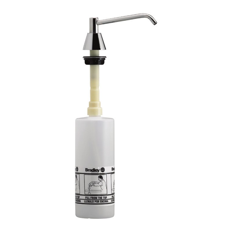 Despachador de jabón de cubierta con tubo de 6″