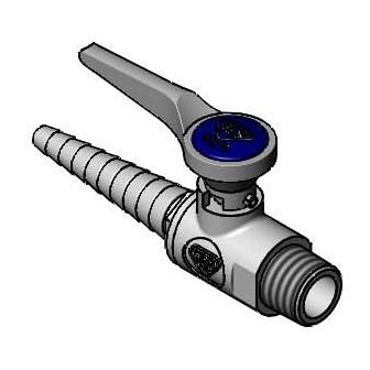 Llave de bola para gas, aire y vacío