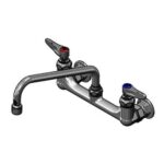 Llave mezcladora de pared de 8" con nariz giratoria – modelo B-2342 T&S Brass