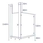 Mampara Leeder Arte – modelo ARTE-COLGANTE Modumex
