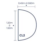Paneles Leeder Curvas – modelo CURVAS-CL2 Modumex