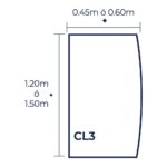 Paneles Leeder Curvas – modelo CURVAS-CL3 Modumex